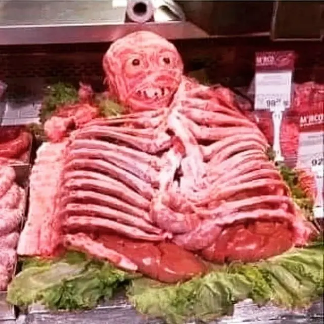 7 Potret Absurd Penyajian Daging Ini dengan Bentuk Nyeleneh