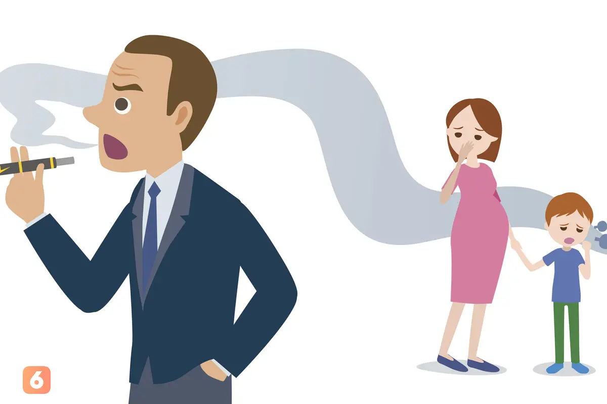 Ilustrasi Asap Rokok Ibu Hamil (iStockphoto)