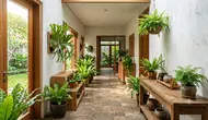 8 Inspirasi Kebun Pakis Hias untuk Lorong Rumah, Hadirkan Nuansa Alami