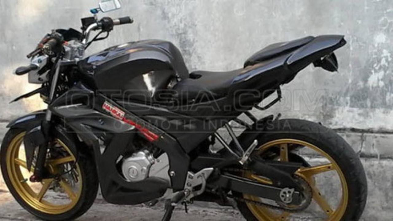 Modifikasi Yamaha Vixion (Foto: Gusti Adhitian Saputra)