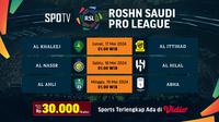 adwal Live Streaming Saudi Pro League di Vidio Matchweek 32. (Sumber: dok. vidio.com)