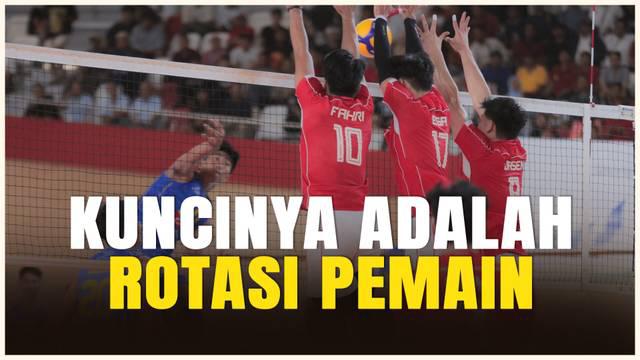 Timnas Voli Indonesia sempat kewalahan meladeni Filipina pada laga leg kedua SEA V League 2025.