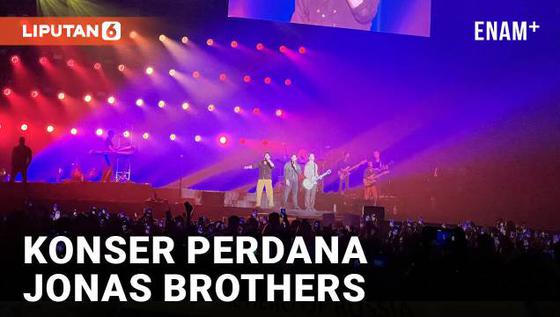 VIDEO: Konser Perdana Jonas Brothers Jadi Ajang Nostalgia dan Reuni Anak-Anak 90an