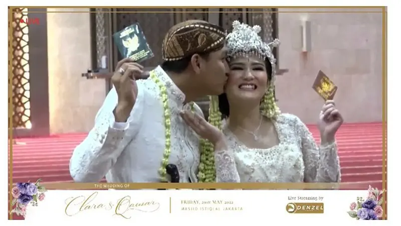 12 Momen Akad Nikah Masayu Clara dan Qausar Harta, Usung Adat Sunda