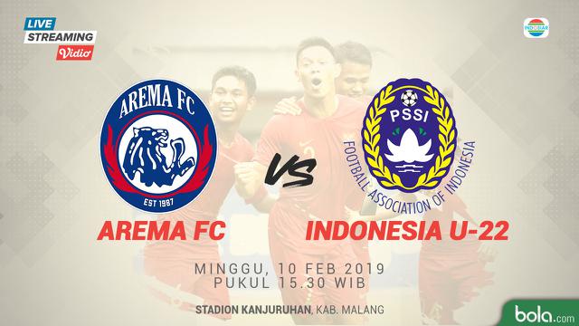 Arema FC vs Timnas Indonesia U-22