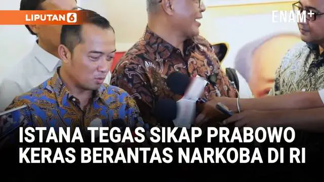 Istana Blak-blakan Sikap Keras Prabowo Lawan Kartel Narkoba di Indonesia
