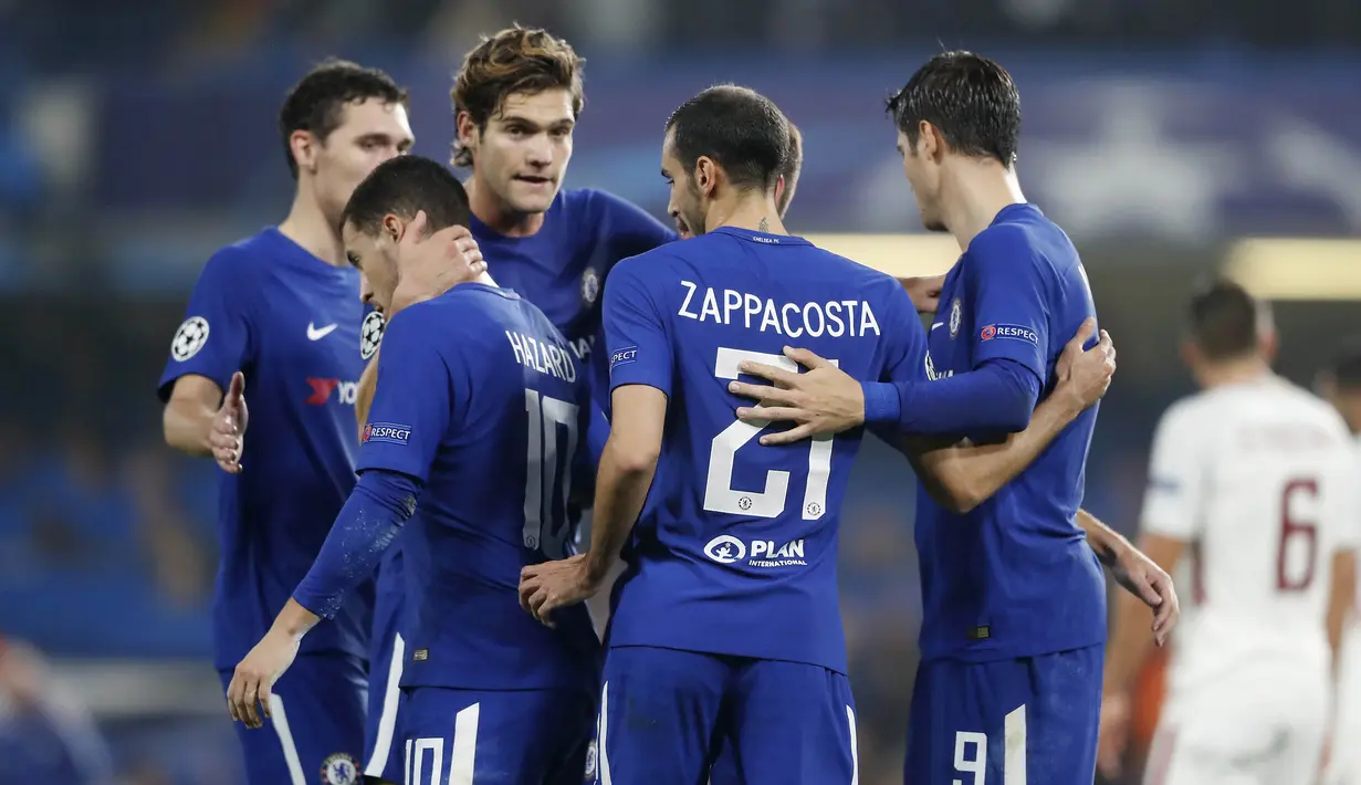 8. Chelsea - Mengeluarkan 4,5 juta poundsterling per pekan. (AP Photo/Frank Augstein)