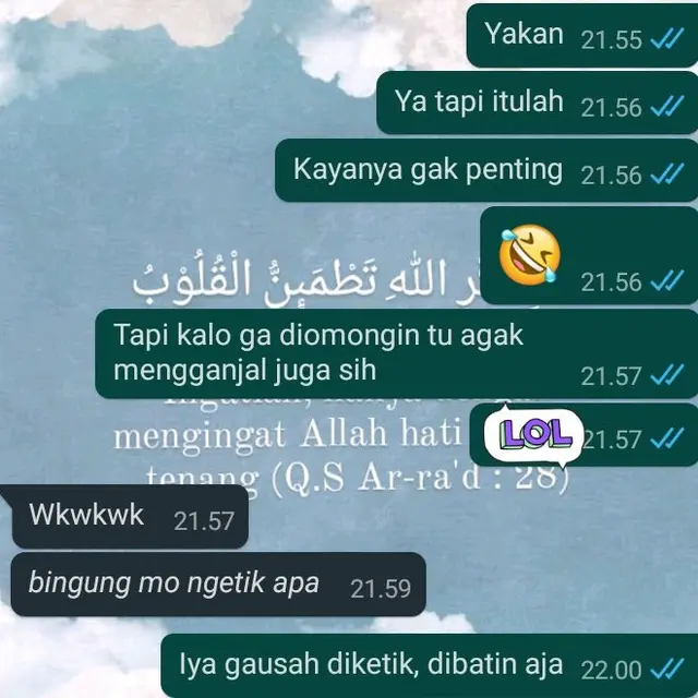 7 Chat Absurd Kehabisan Topik Pembicaraan Ini Bikin Tepuk Jidat