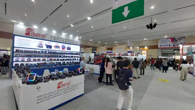 Gelaran Global Source Indonesia 2025, di Jakarta International Convention Center, Senayan, Jakarta, Kamis (25/9/2025). (Liputan6.com/Arief)