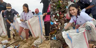 Artis cantik Prilly Latuconsina melakukan aksi peduli bumi. Aksi tersebut dilakukan untuk membersihkan sampah di area pantai. Berikut beberapa potretnya Prilly mengumpulkan sampah di pantai Lombok Nusa Tenggara Barat. [Instagram/prillylatuconsina96]