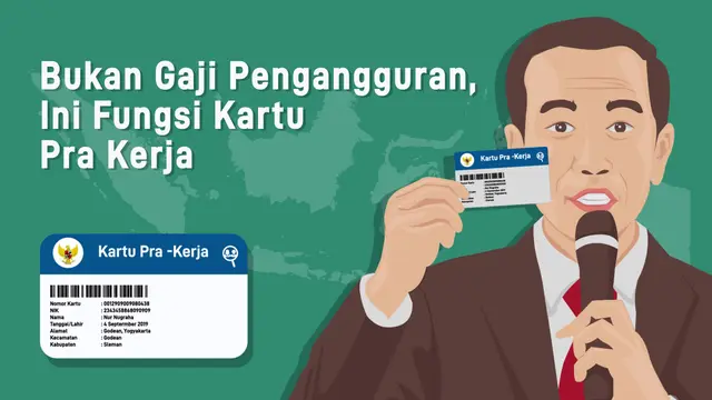 Bukan Gaji Pengangguran, Ini Fungsi Kartu Pra Kerja