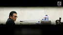 Direktur Penyidikan Komisi Pemberantasan Korupsi (KPK) Brigjen Pol Aris Budiman saat memenuhi panggilan Rapat Dengar pendapat bersama Pansus Hak Angke KPK, di Kompleks Parlemen, Senayan, Jakarta, Selasa (29/8). (Liputan6.com/Johan Tallo)