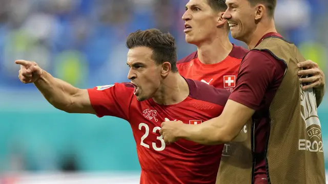 Foto Piala Eropa: Kewalahan Hadapi Swiss hingga Babak Tambahan Adu Pinalti, Spanyol Akhirnya Melenggang ke Babak Semifinal Euro 2020