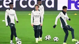 Laga antara Atalanta melawan Real Madrid akan berlangsung di Gewiss Stadium, Rabu (11/12/2024) dini hari WIB. (Piero CRUCIATTI/AFP)