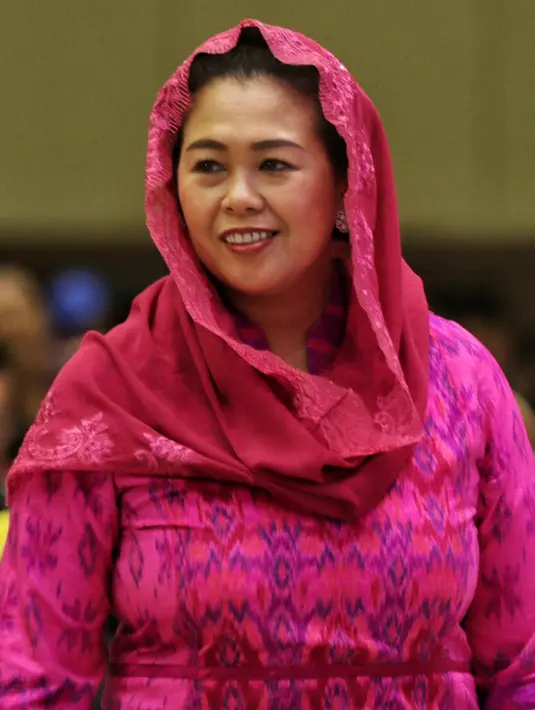 Co-Founder Wahid Fondation Yenny Wahid saat menghadiri Forum Nusantara bersama UN Women, Jakarta, Jumat (8/2). Forum membahas geliat perempuan di desa membangun deteksi dan respons terhadap isu intoleransi dan radikalisme. (Liputan6.com/JohanTallo)