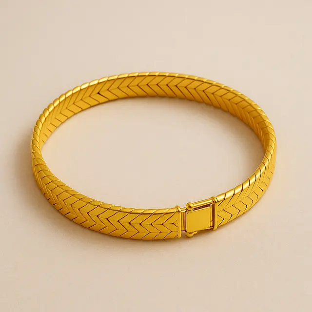 Model Gelang Lipan Emas 24 Karat Terbaru 2025