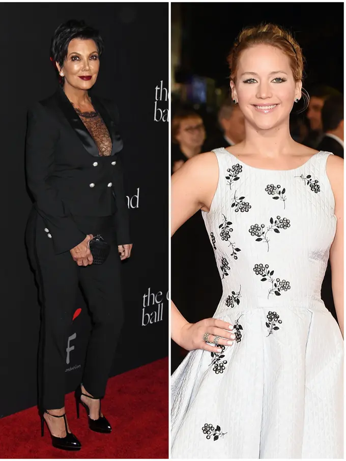 [Bintang] Kris Jenner dan Jennifer Lawrence