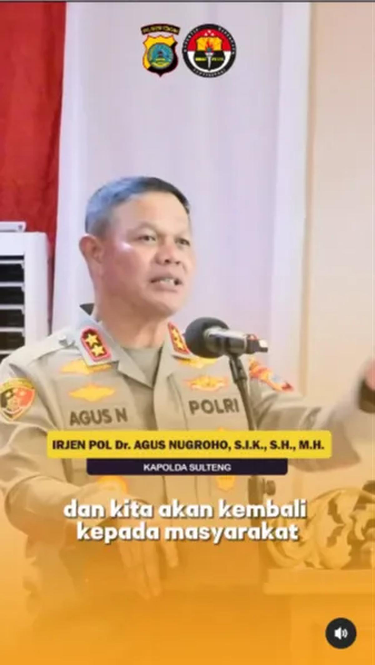 "Tolong diingat, kita berasal dari masyarakat dan kita akan kembali kepada masyarakat," ujarnya. <br>