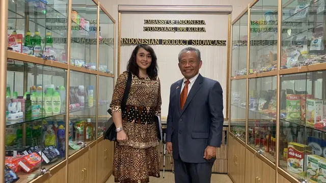 Peresmian Gerai Produk Indonesia (Indonesian Product Showcase) di Korea Utara. (KBRI Pyongyang)