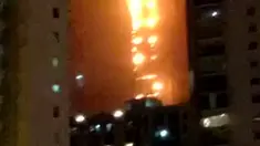 Kebakaran terjadi di Gedung Neo Soho, Jakarta Barat, Rabu (9/11/2016) malam.