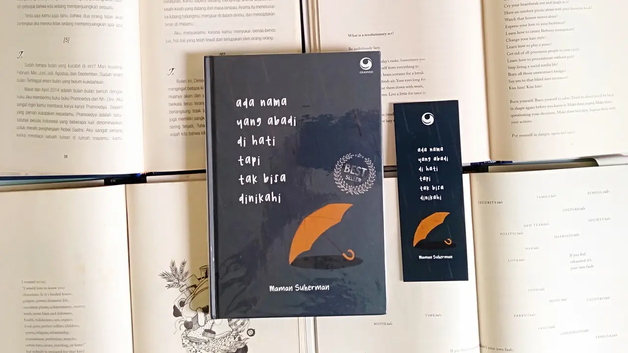 Buku Ada Nama yang Abadi di Hati tapi Tak Bisa Dinikahi.