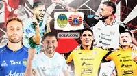 Duel antarpemain asing PSIM vs Persija - BRI Super League. (Bola.com/Gregah Nurikhsani/Dok. Persija/Dok. PSIM)