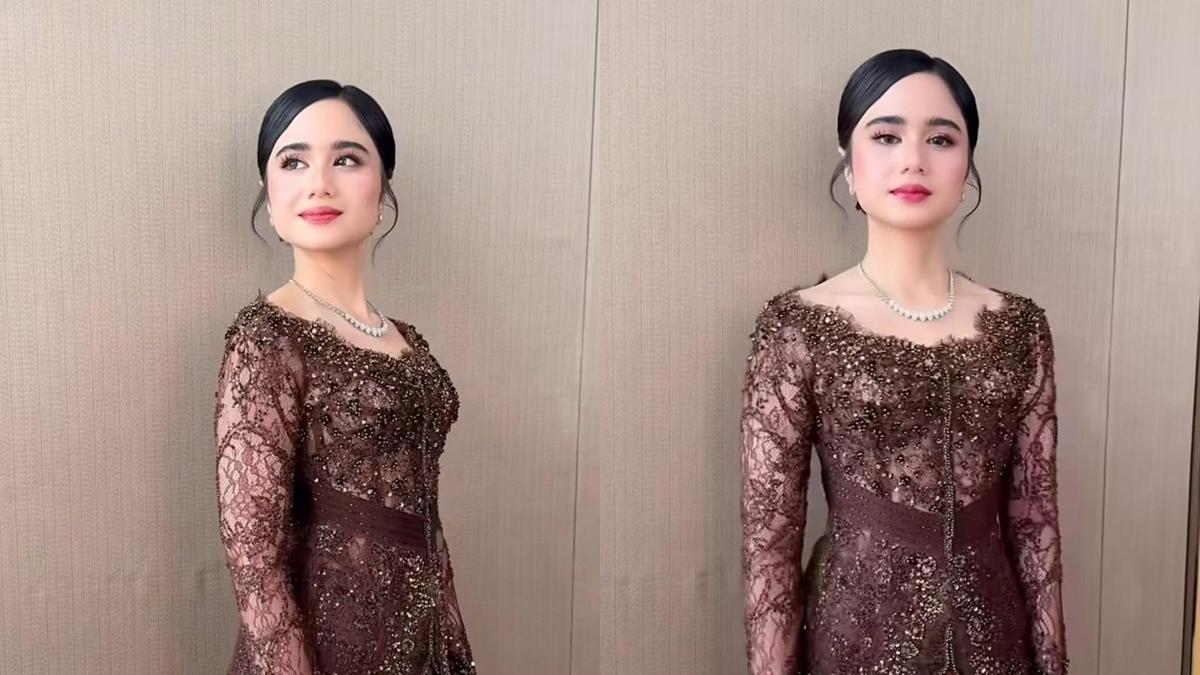 Inspirasi Kebaya ala Tissa Biani di Acara Pernikahan El Rumi dan Syifa Hadju, Cantiknya Mewah