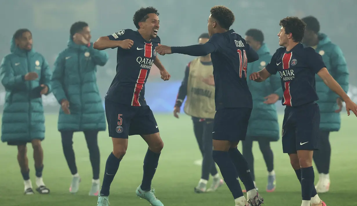 Kemenangan ini mengantar Les Parisiens ke laga puncak Liga Champions 2024/2025. Di final, PSG akan berhadapan dengan Inter Milan pada 1 Juni 2025 mendatang di Allianz Arena, Munchen, Jerman. (FRANCK FIFE/AFP)