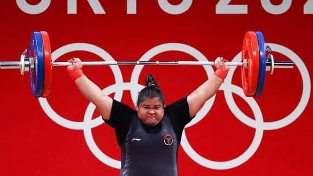 11 Potret Nurul Akmal, Atlet Angkat Besi Aceh Finis 5 Besar di Olimpiade Tokyo