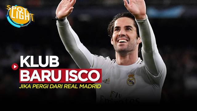Berita video spotlight tentang beberapa klub dikabarkan tertarik menampung Isco jika meninggalkan Real Madrid.