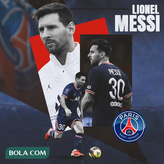 PSG - Ilustrasi Lionel Messi