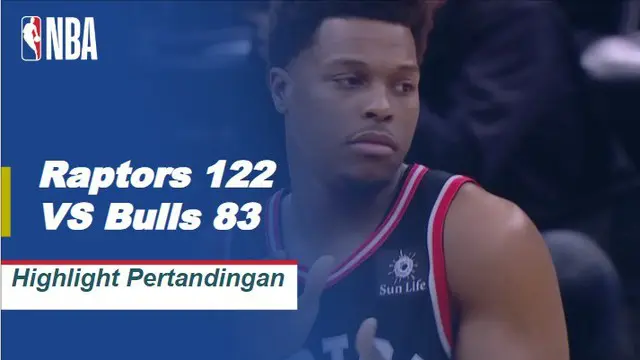 Cuplikan Hasil Pertandingan NBA : Raptors 122 VS Bulls 83