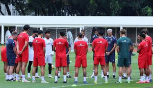 Patut dinantikan bagaimana John Herdman meramu taktik Timnas Indonesia untuk laga di FIFA Series kali ini. (Bola.com/M Iqbal Ichsan)