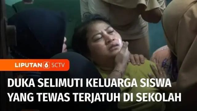Suasana duka mengiringi kedatangan jenazah siswa kelas 9 SMP yang tewas usai terjatuh dari lantai empat sekolah. Dinas Pendidikan DKI Jakarta akan segera mengevaluasi sistem keamanan sekolah.