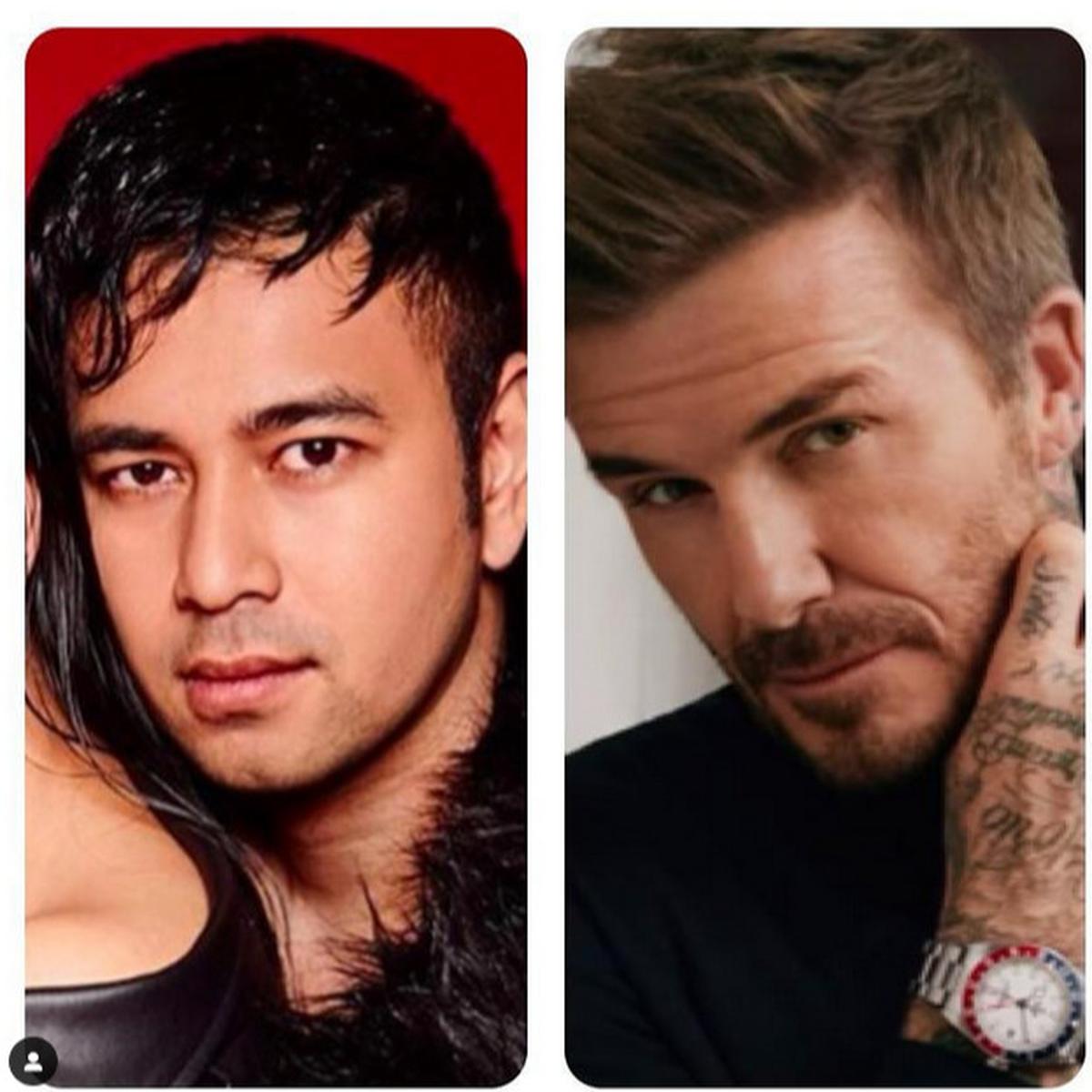 Potret Raffi Ahmad Tiba-tiba Disandingkan dengan David Bechkam, Netizen Temukan Kemiripan Antara Mereka