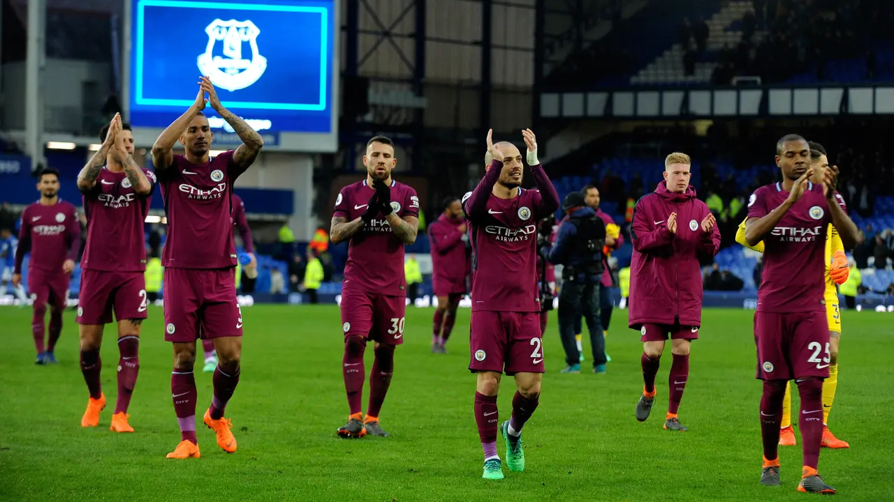 Kalahkan Everton, Manchester City Dekati Gelar Juara Liga Inggris