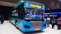 Bus listrik Transjakarta di Busworld South East Asia 2019