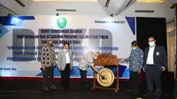 Rapat koordinasi daerah (Rakorda) Perpustakaan dan Kearsipan se-Provinsi Kalimantan Timur Tahun 2021, Selasa (16/3/2021). (Liputan6.com/ Ist)