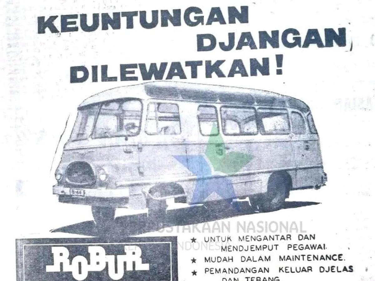 Bus Robur berjumlah 10 unit