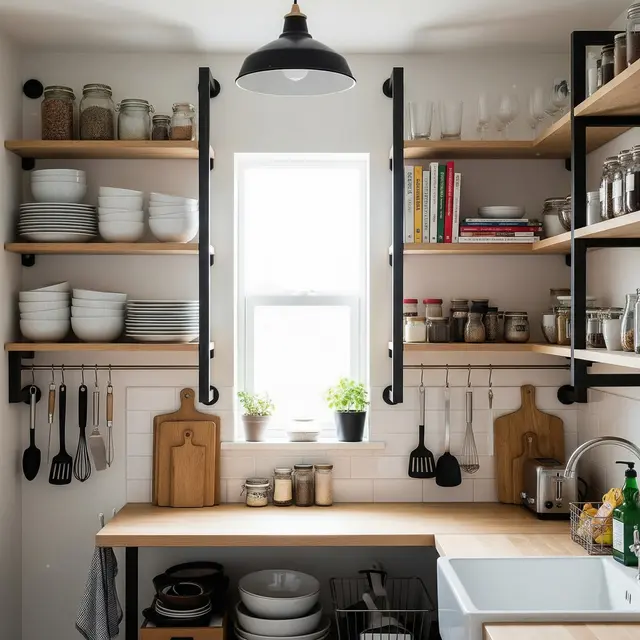Tips Menata Dapur Kecil Tanpa Kitchen Set tapi Tetap Fungsional