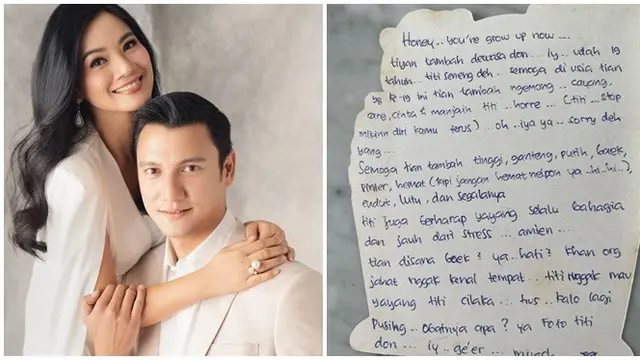 6 Surat Cinta Artis Untuk Pasangannya Ini Romantis, Masih Disimpan Rapi