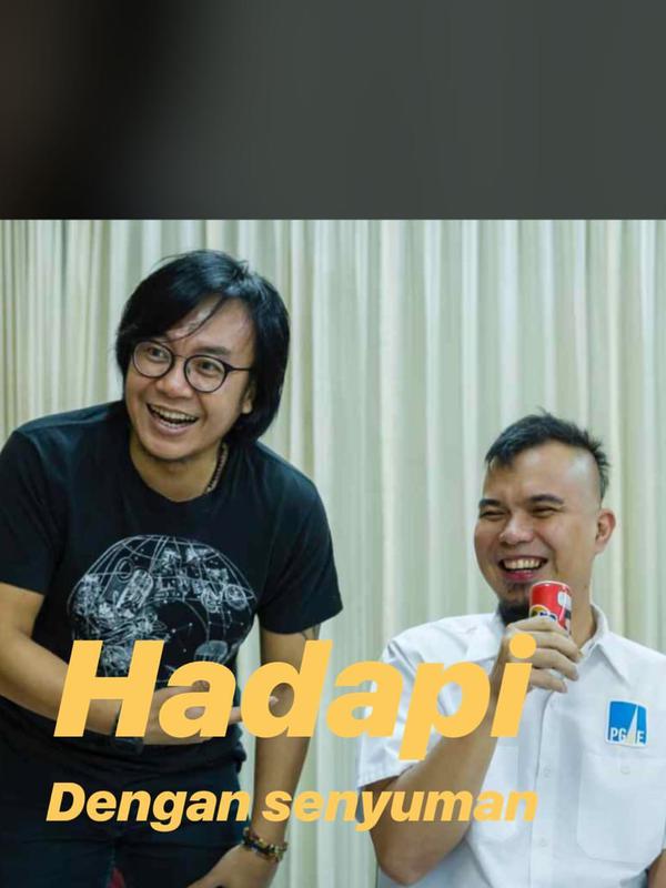 ahmad dhani dipenjara, ari lasso tulis pesan ini