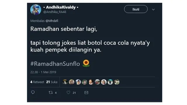 Curhatan Netizen Soal Jokes Saat Bulan Ramadhan Ini Kocak Banget