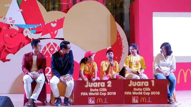 Konfrensi pers Duta Cilik 2018 FIFA World Cup