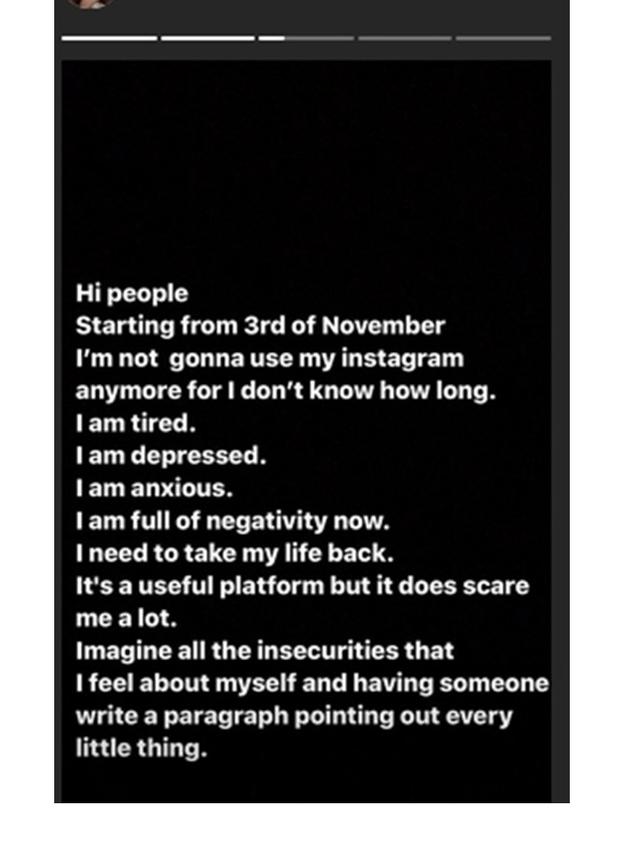 Salmafina Sunan Pamit dari Instagram Akui Depresi, Ini 7 Unggahan Terbarunya