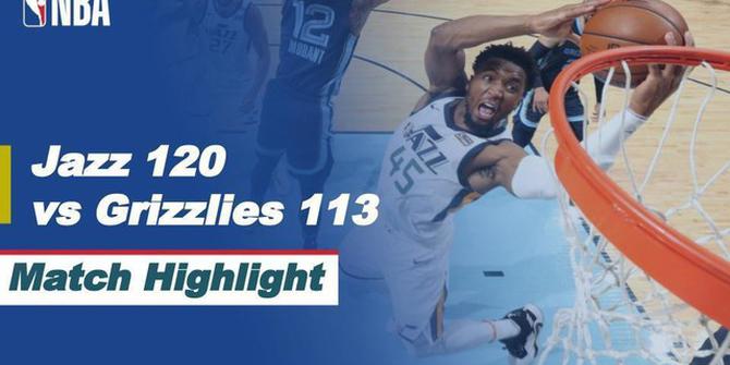 VIDEO: Highlights NBA Playoffs, Utah Jazz Kembali Raih Kemenangan atas Memphis Grizzlies 120-113