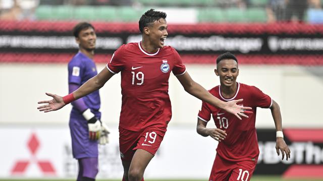 Penyerang Timnas Singapura di Piala AFF 2022, Ilhan Fandi.