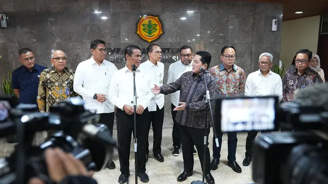 Erick Thohir Dukung Penuh Program dan Kebijakan Mentan Amran, Termasuk Kenaikan Kuota Pupuk Subsidi