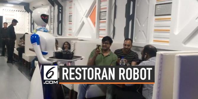 VIDEO: Restoran Robot Tarik Perhatian Kaum Milenial di India