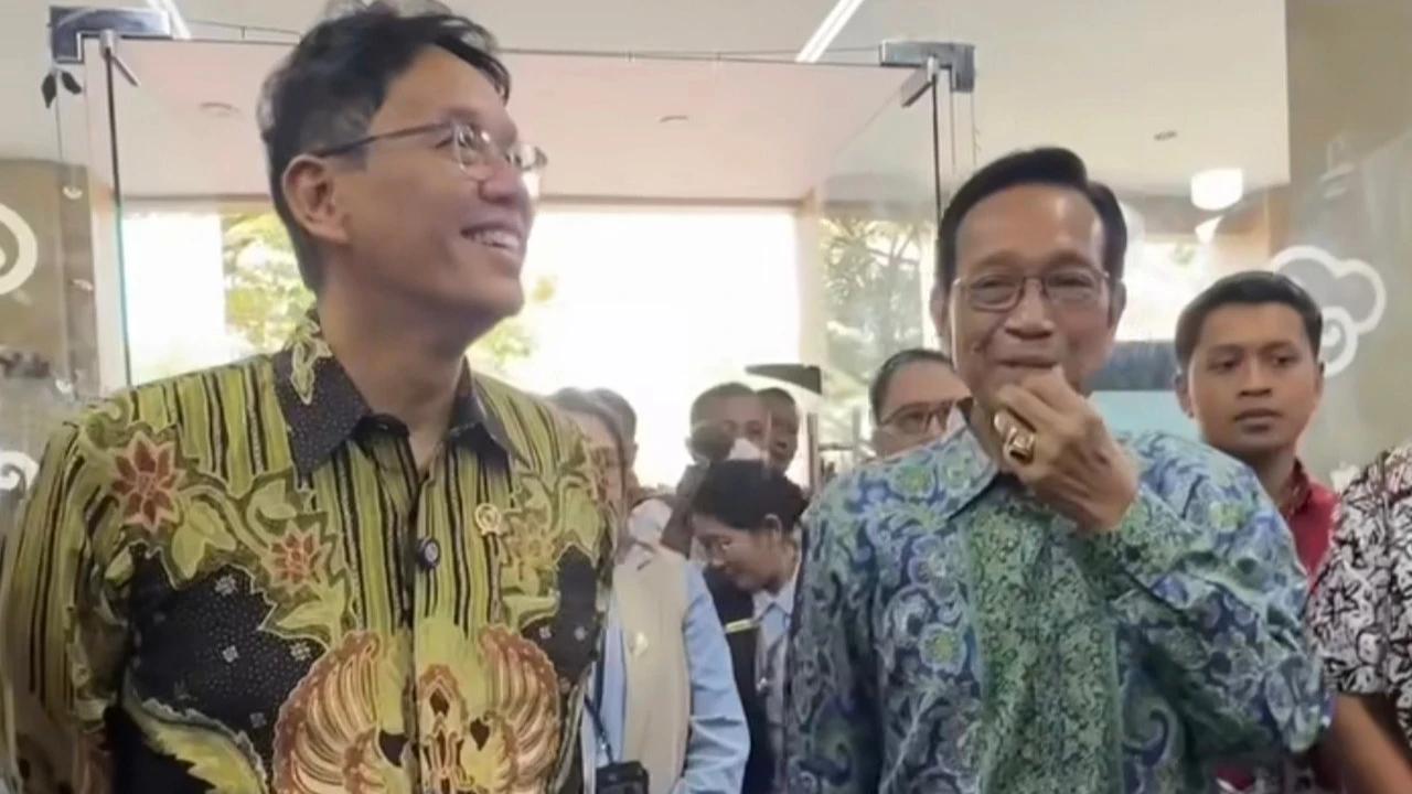 Purbaya dan Sri Sultan di Yogyakarta